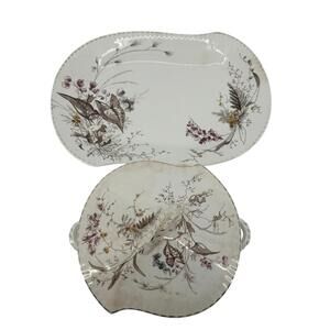 Johnson Brothers Vintage‎ Platter & Dish w/ Lid Bundle Made in England FLAWED